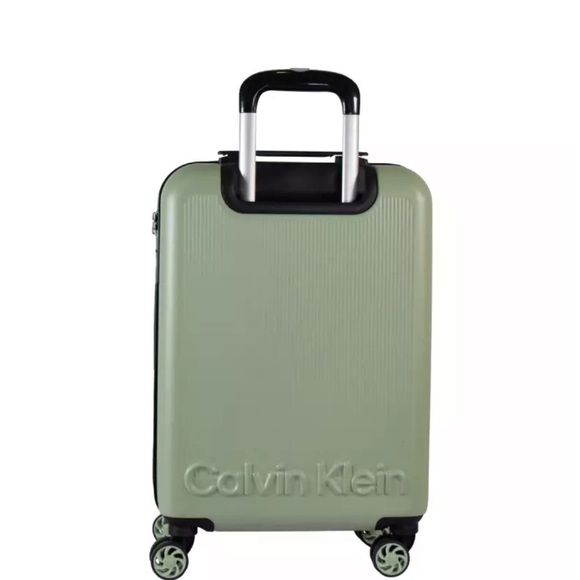 Calvin Klein Green Hardshell Spinner Suitcase - Picture 4 of 9